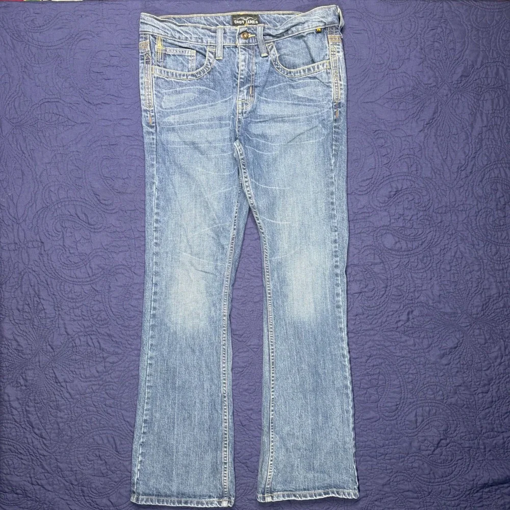 Cody James FR Flame Resistant Bootcut Jeans Mens 30x32 Denim Westex Indigo EUC
